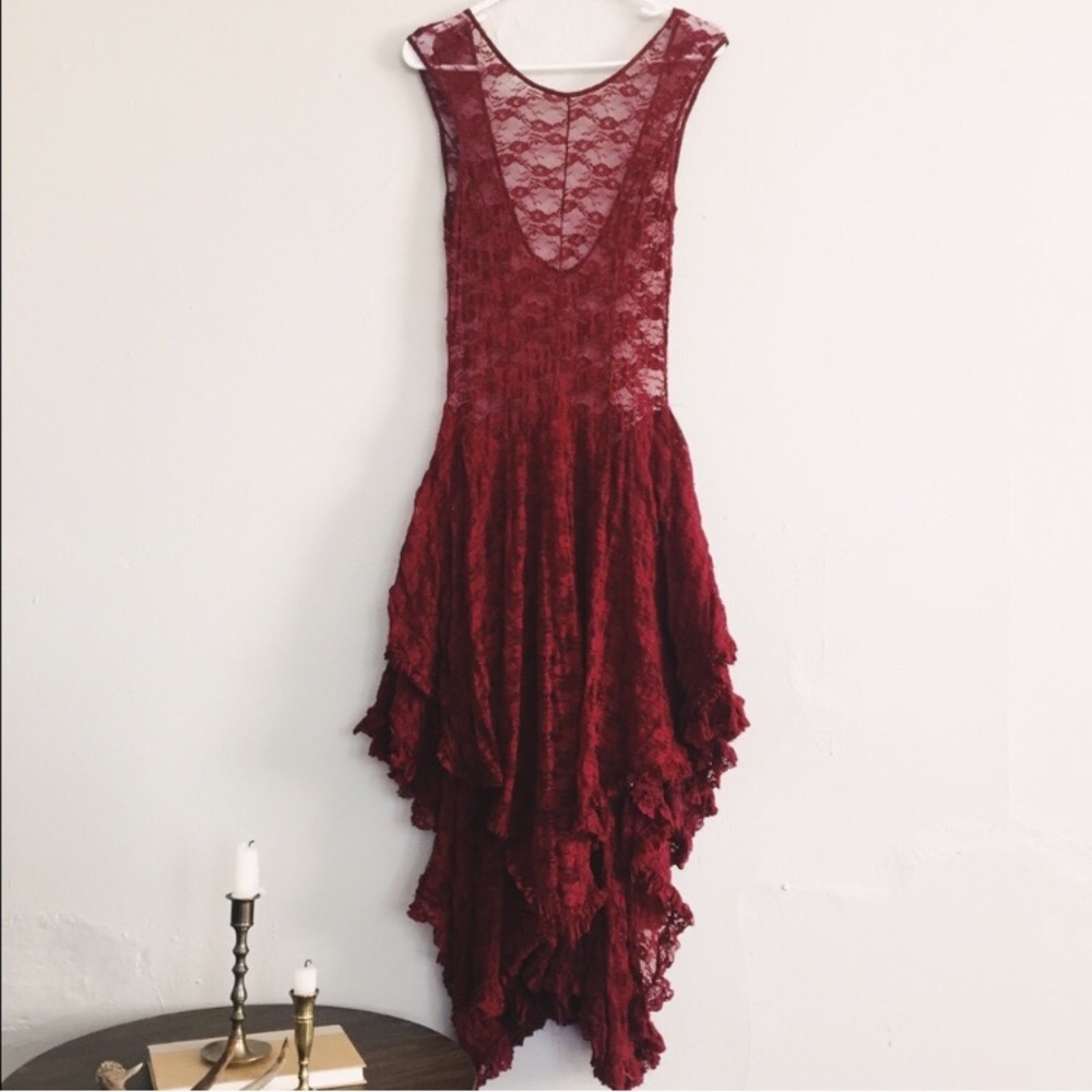Re-Sell Free People Lace Slip Maxi Dress